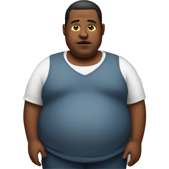fat person  emoji