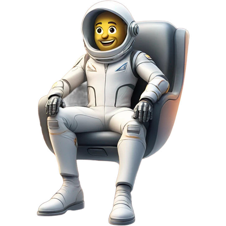 white man flying on a rocket emoji