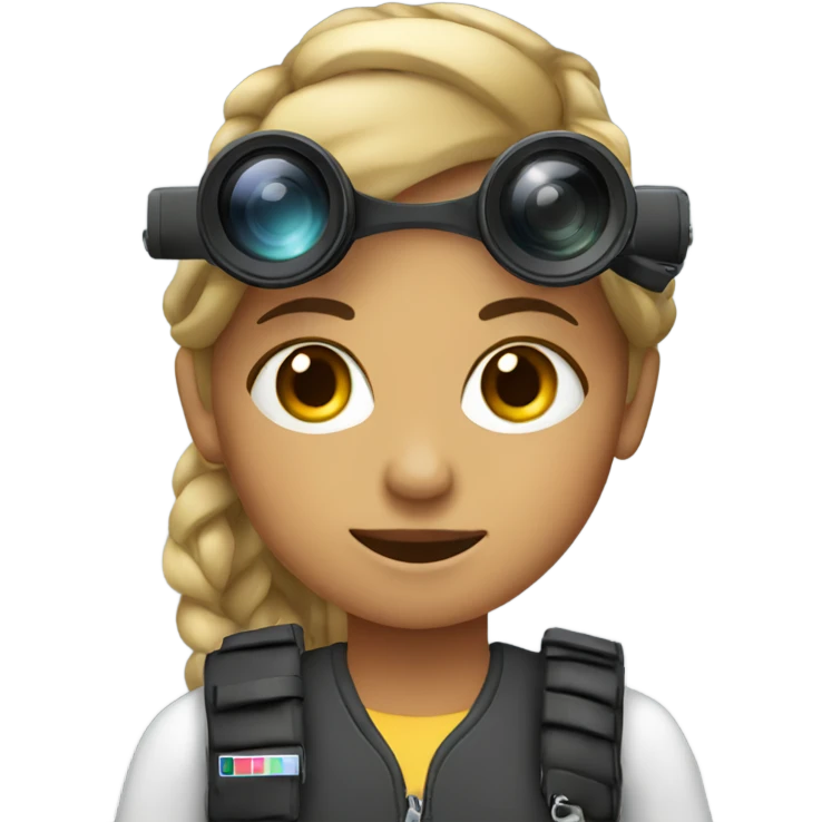 girl with video camera emoji