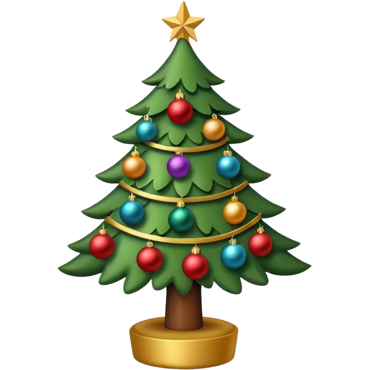 елочка новогодняя emoji