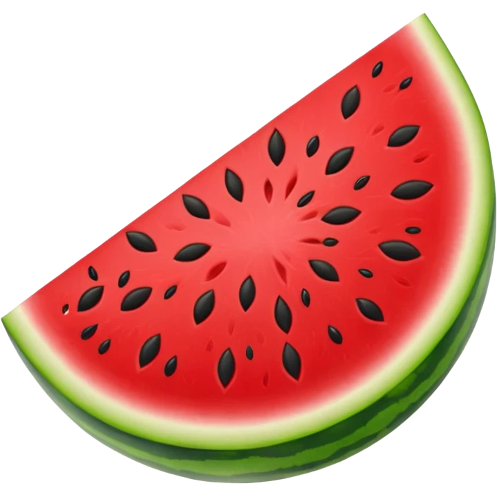 the outer shape should be a flame. keep the seeds inside and the green stuff on top emoji