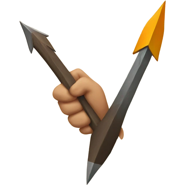 Arrow knee emoji