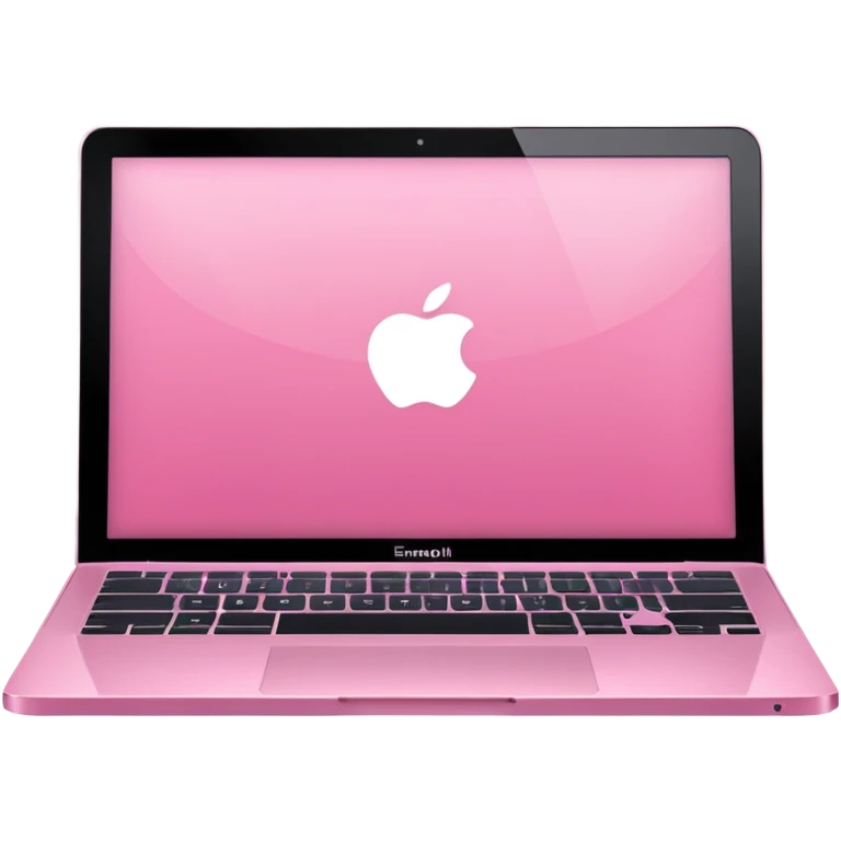 pink laptop macbook emoji