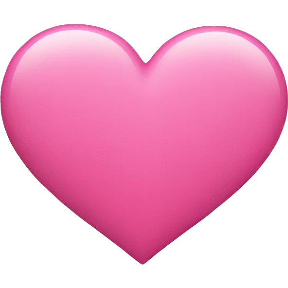 Pink heart emoji