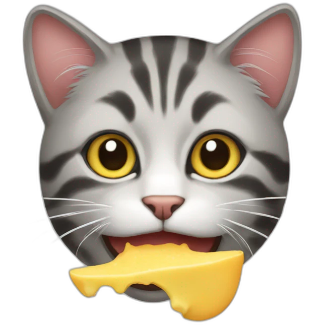 cat eat emoji
