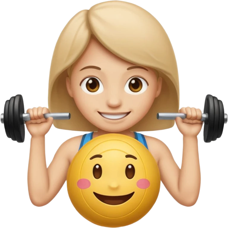 beige Gym Wellness Emoji emoji
