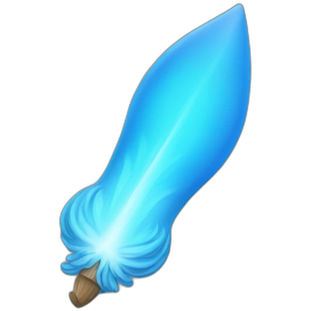 blue nimbus emoji