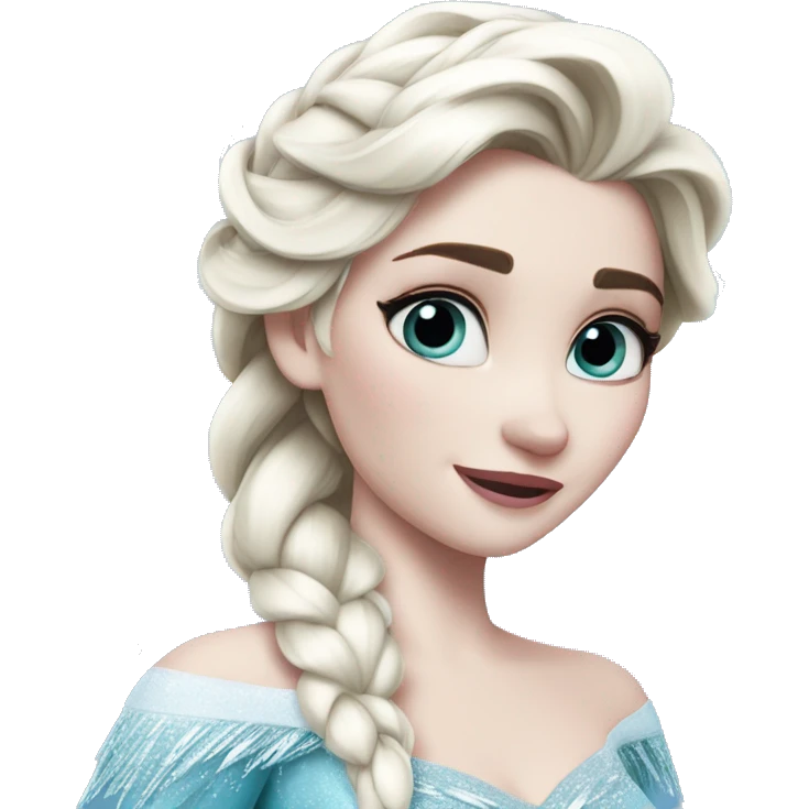 Elsa frozen  emoji