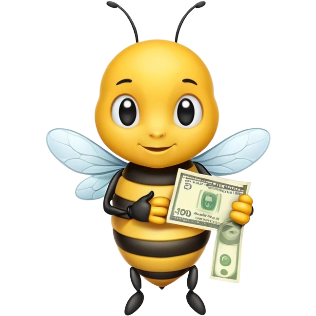Bee whet money emoji