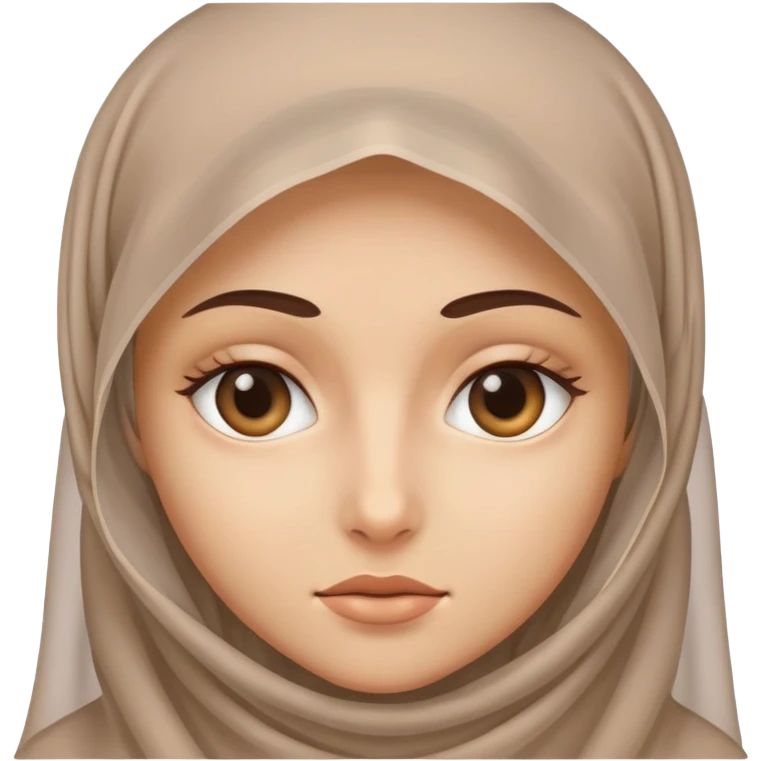 a veiled person rather than a girl emoji