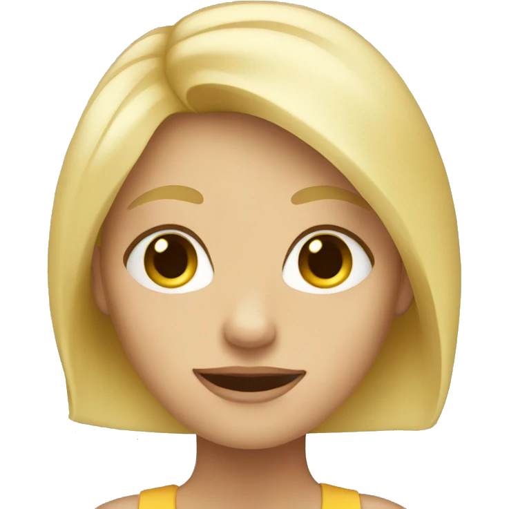 blonde girl  emoji