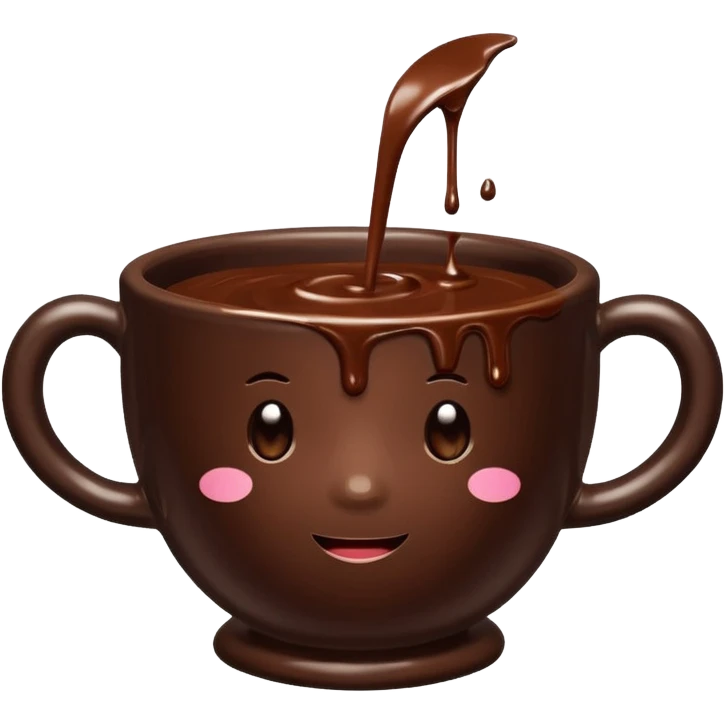 chocolate cup emoji
