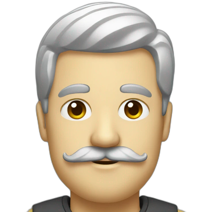 An architect with a mustache emoji