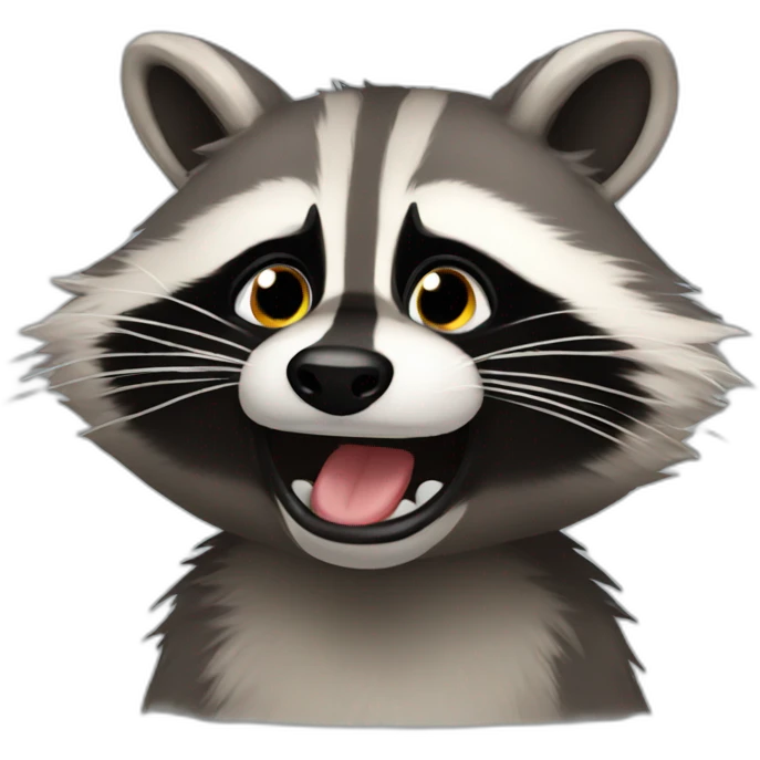 racoon cry emoji