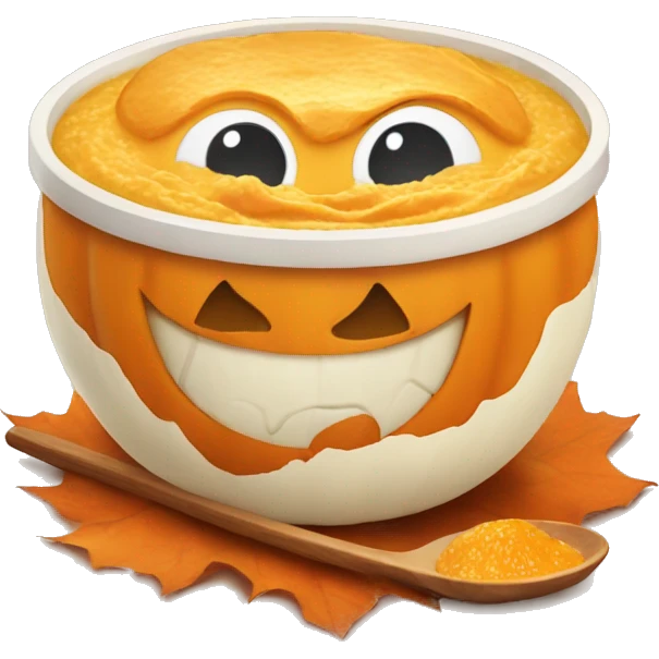 Pumpkin porridge don' emoji
