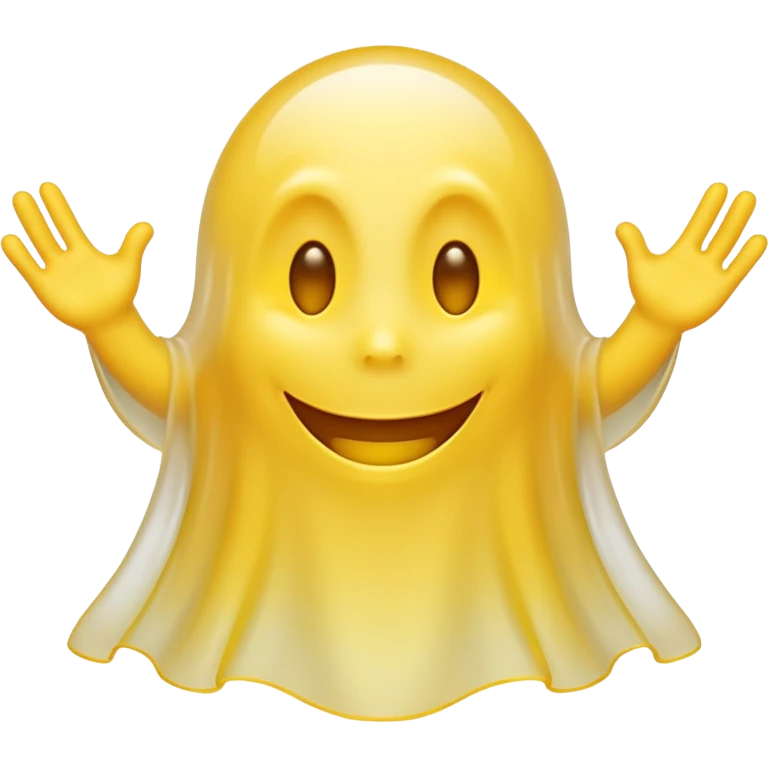 Emojis qui rigole fusionné avec l’emojis fantôme 👻 emoji