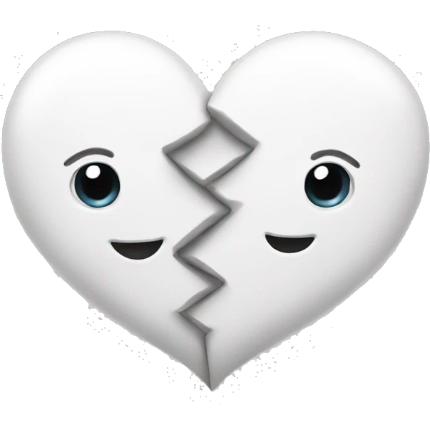 two white hearts emoji