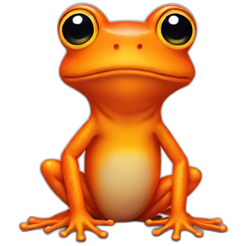 orange frog emoji