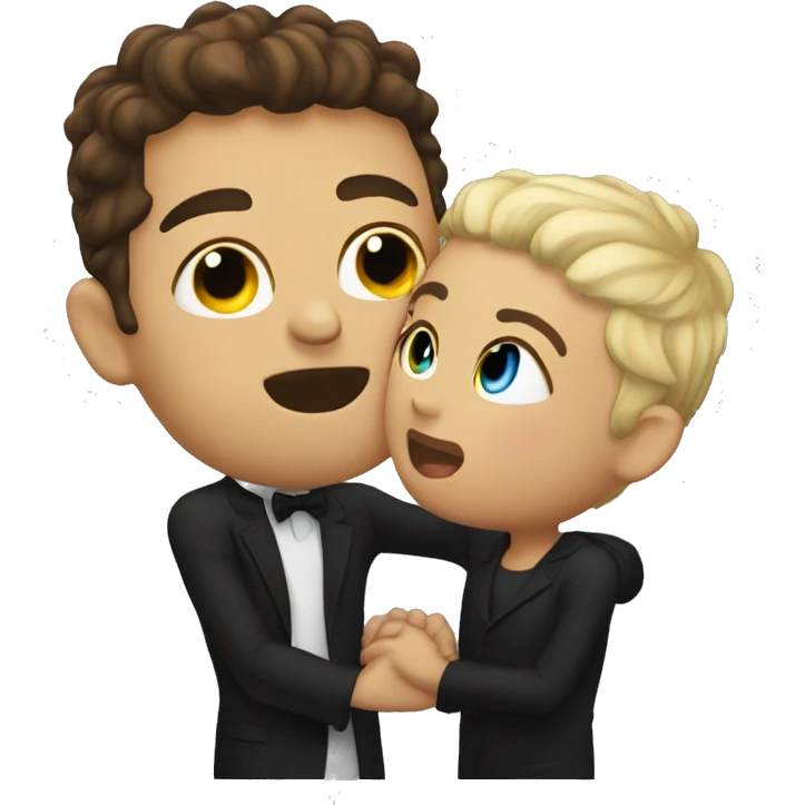 Me and Robbie kissing emoji