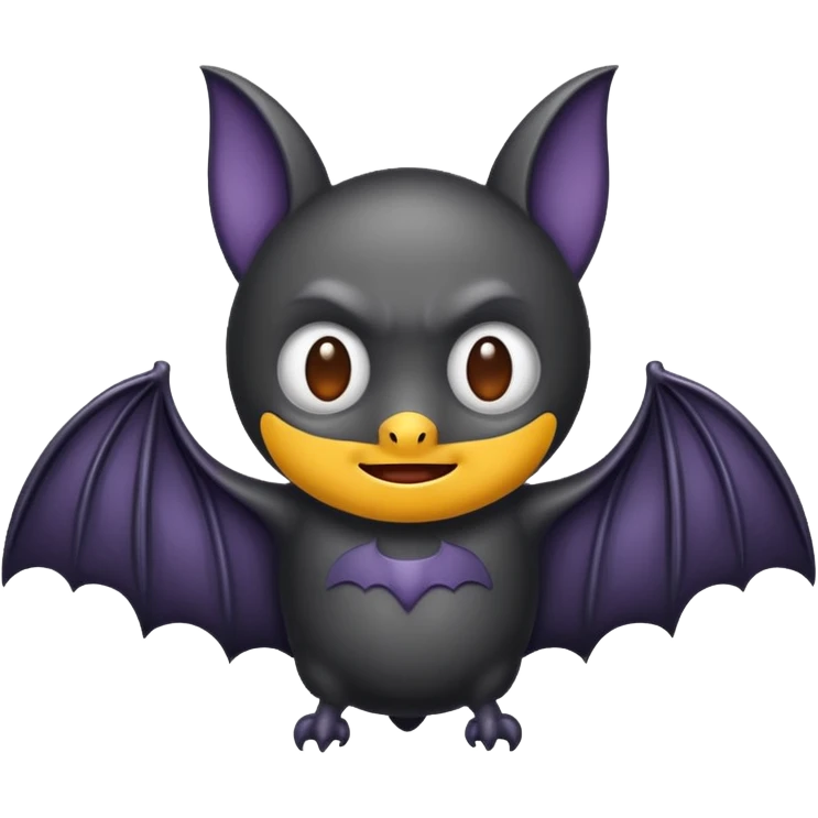 Bat cartoon emoji