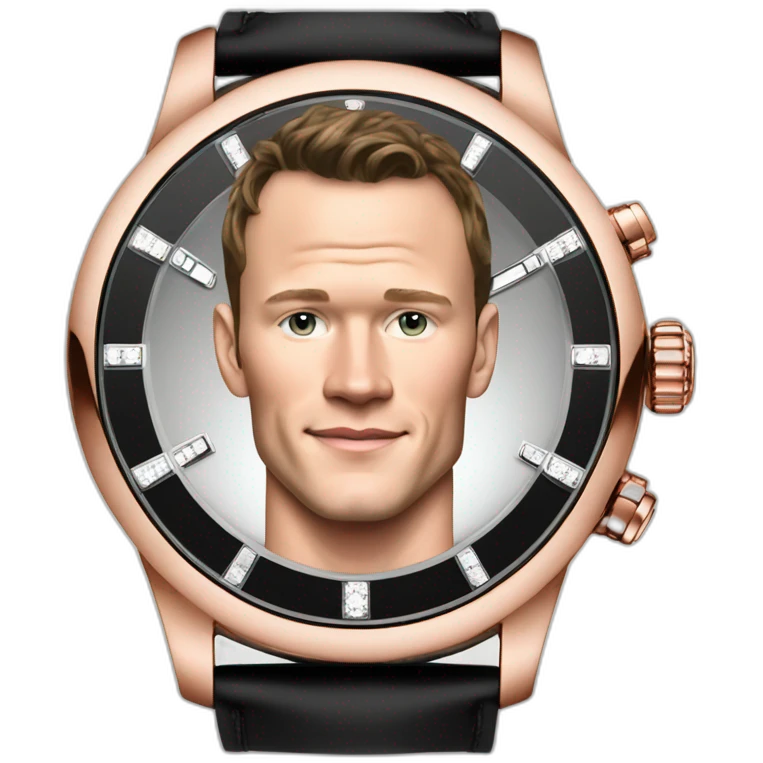 Jonathan Toews as a luxury wristwatch emoji