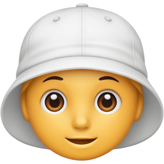 White cap  emoji