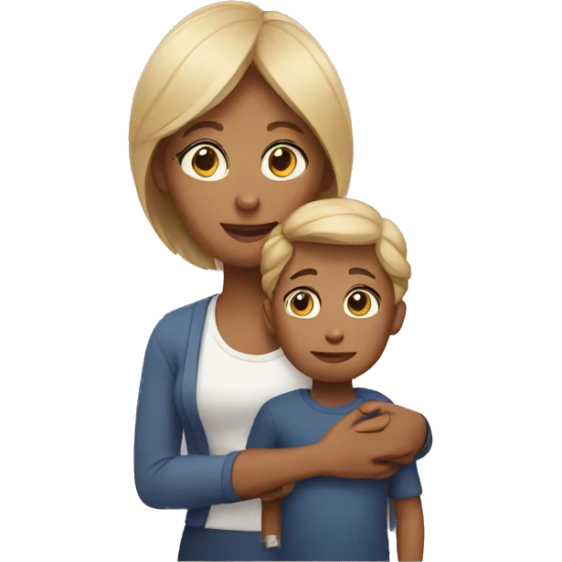 mother with son emoji