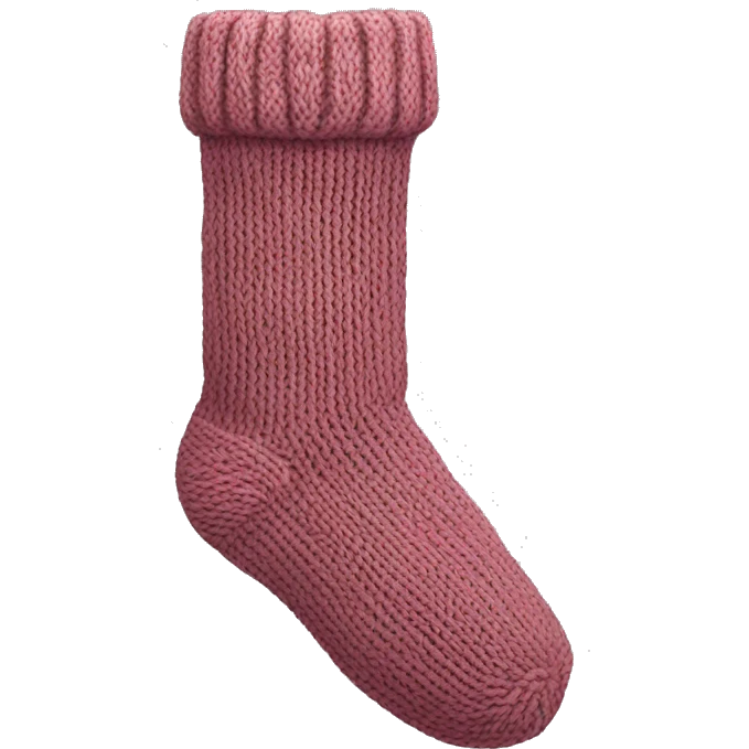 Knitted sock emoji