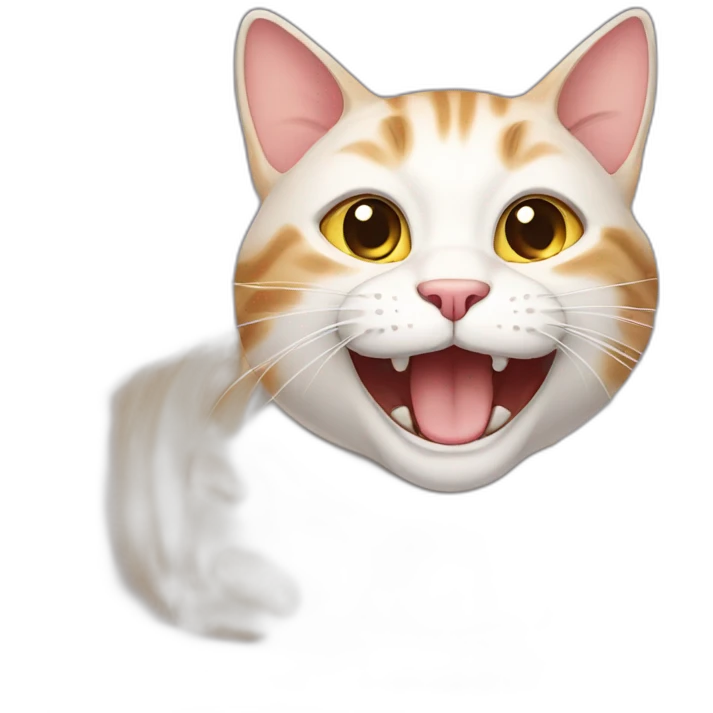 Cat is smill emoji