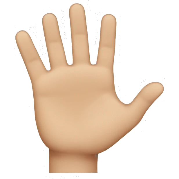 Three Finger  emoji