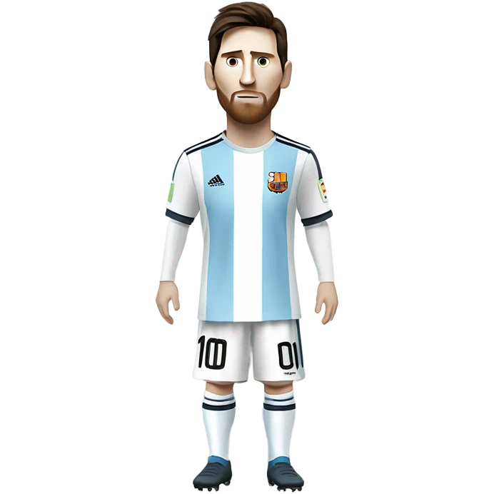 Lionel messi as a ghost emoji