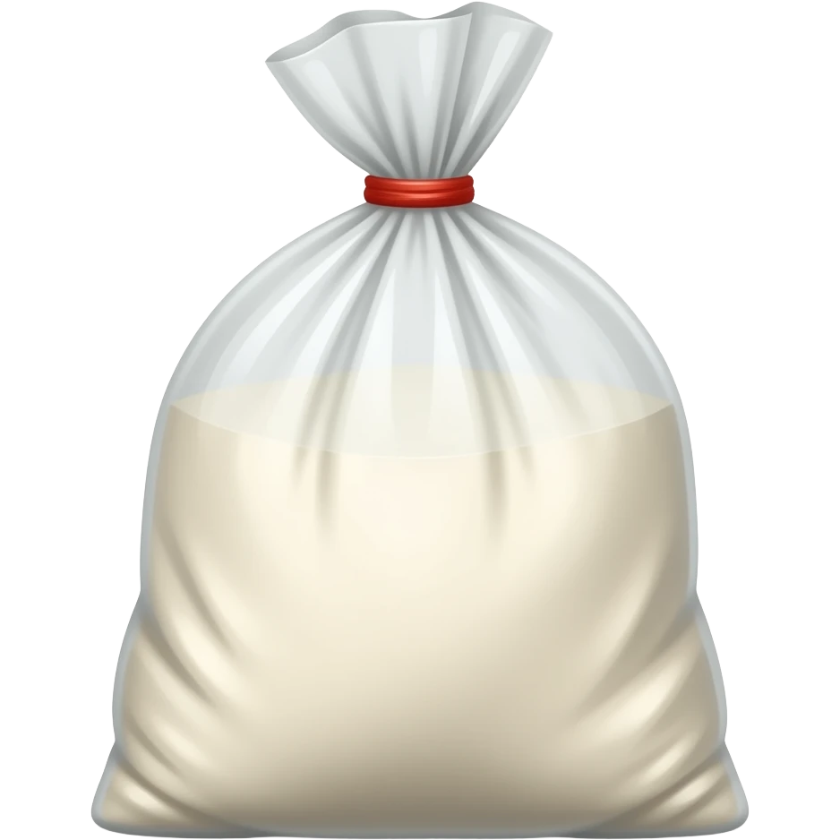 Flour in bag emoji