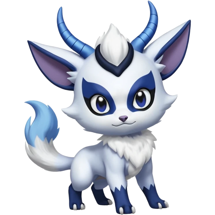 Meowstic-Trico-Noibat-Absol-fusion (full body) emoji
