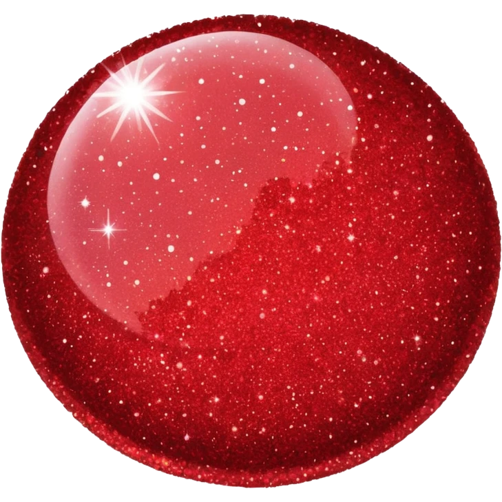 red glitter sky emoji