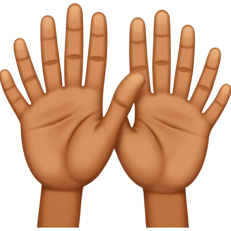 Two hands make a Z emoji