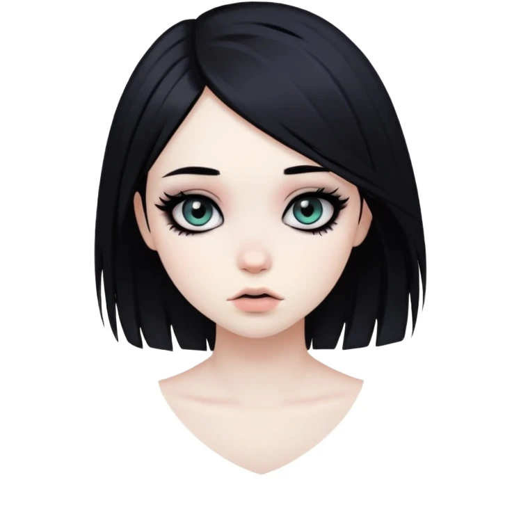 Emo girl emoji