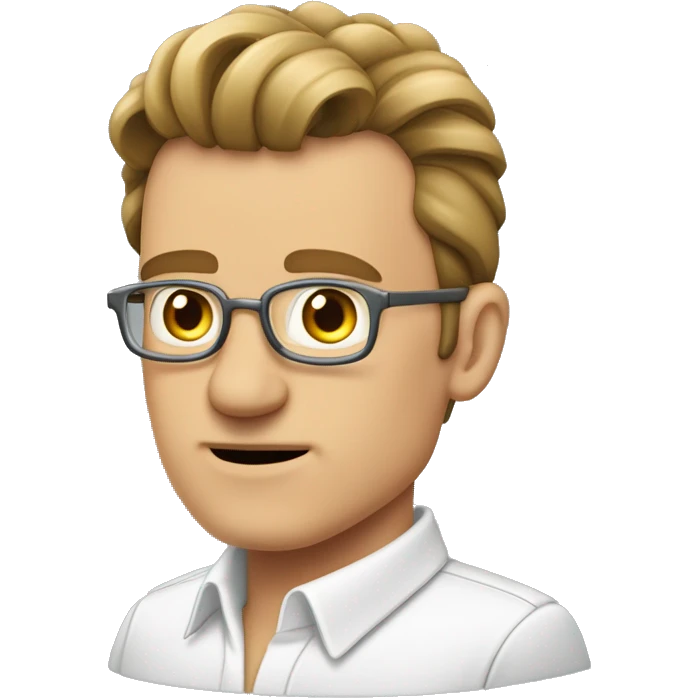 Junger Türke mit Bart der hart arbeitet und müde ist emoji