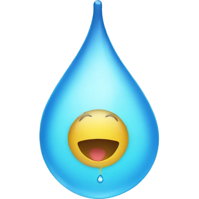 Water drop emoji