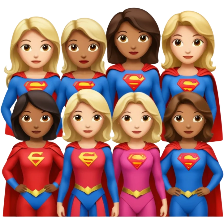 Super women emoji