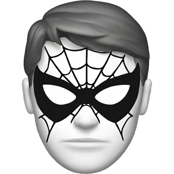 Spiderman mask emoji