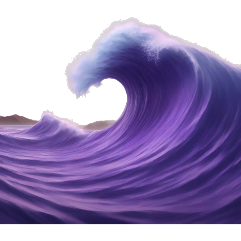 Purple tsunami  emoji