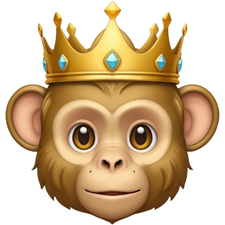 monkey crown emoji