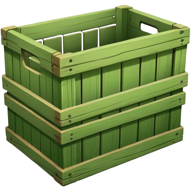 Green crate emoji