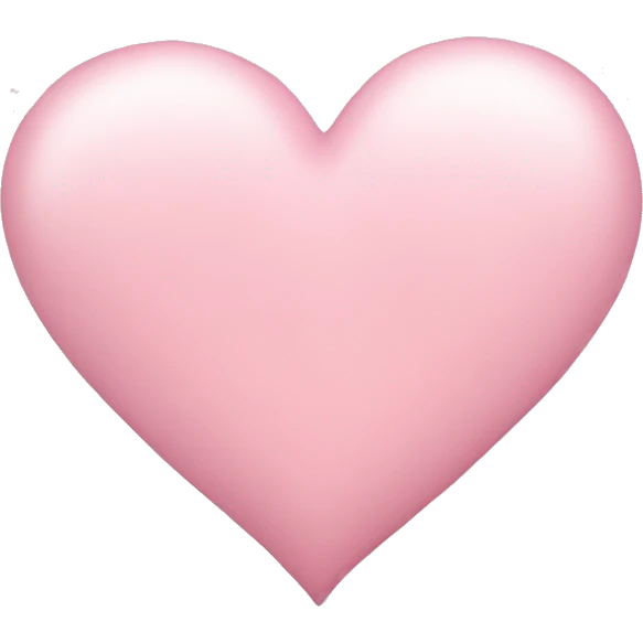 light pink heart emoji