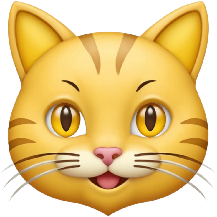 combine 😘, 😺, yellow face emoji