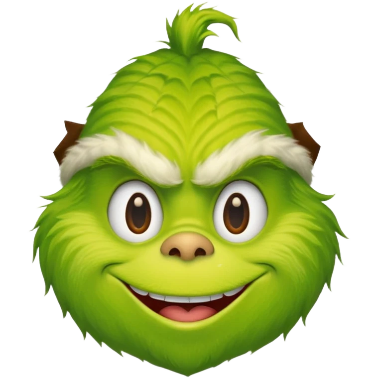 the grinch face smiling emoji emoji