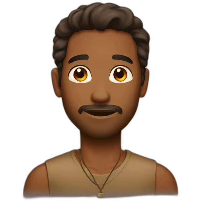brown men love emoji