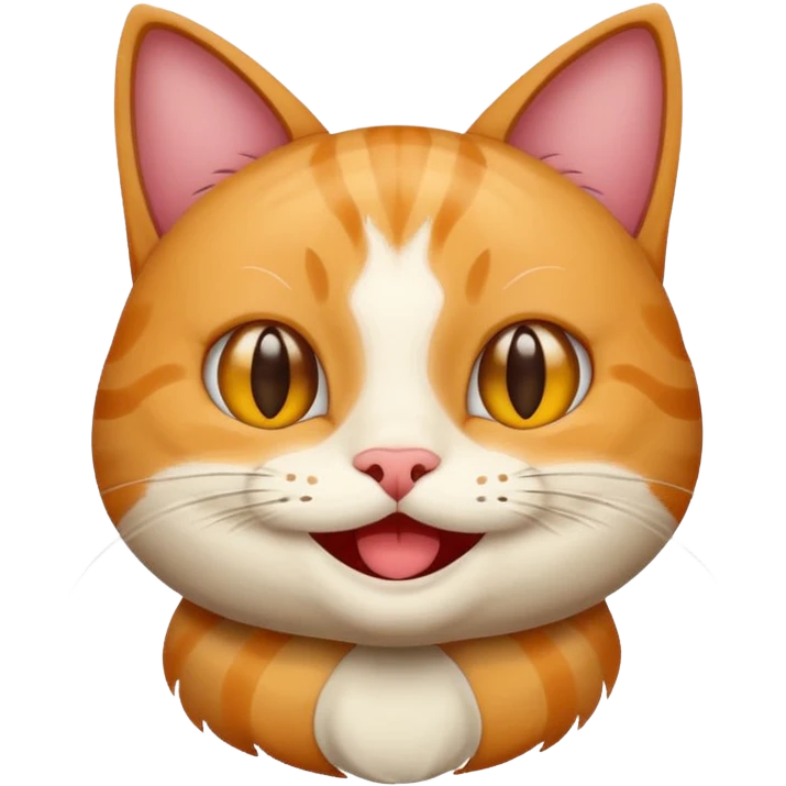 Cat saying yuppie emoji