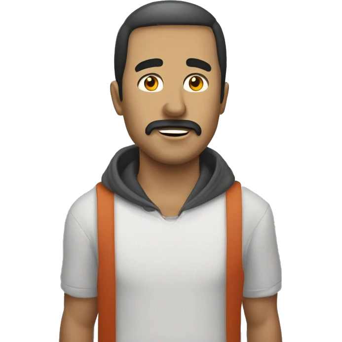 маска с наружи весёлое а в нутре грусне emoji