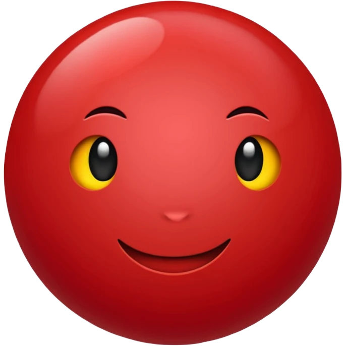 WRITE THE WORD "RED" emoji